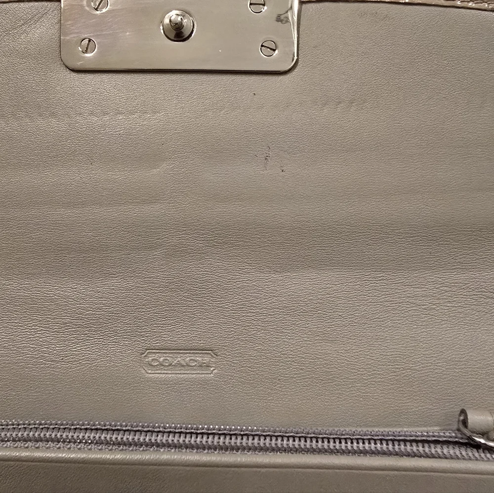 Vintage Coach Patent Leather Wallet